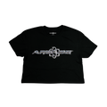 AREA CHROME CROP TOP